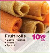 Freshmark Fruit Rolls Guava/Mango/Peach/Apricot-80g
