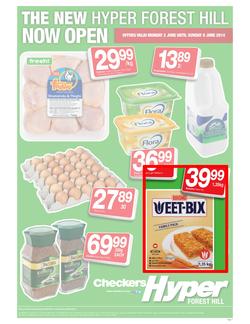 Checkers Hyper Gauteng : Forest Hill Specials ( 02 Jun - 08 Jun 2014 ), page 1