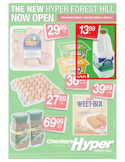 Checkers Hyper Gauteng : Forest Hill Specials ( 02 Jun - 08 Jun 2014 ), page 1