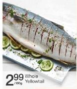 Whole Yellowtail-Per 100g