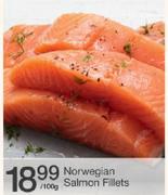 Norweigian Salmon Fillets-100g