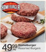 Homeburger Assorted Burgers-Per Kg