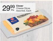 Clover Cheese Slices Assorted-400g