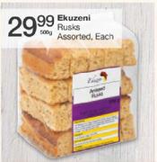 Ekuzeni Rusks Assorted-500g