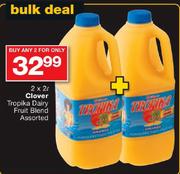 Clover Tropika Dairy Fruit Blend Assorted-2x2L