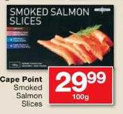 Cape point Smoked Salmon Slices-100g