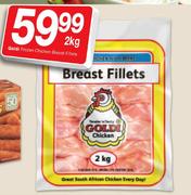 Goldi Frozen Chicken Breast Fillets-2Kg