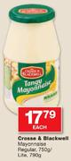 Crosse & Blackwell MayonnaiseRegular 750g/Lite 790g-Each