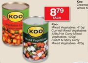 Koo Mixed Vegetables-410g Each