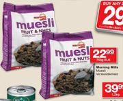Morning Mills Muesli Verskeidenheid-750g Each
