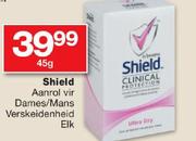 Shield Aanrol Vir Dames/Mans Verskeidenheid Elk-45G