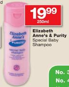 Elizabeth Anne's & Purity Special Baby Shampoo-250ML