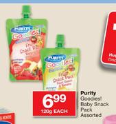 Purity Goodies Baby Snack Pack Assorted-120G