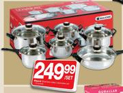 Majore 12 Piece Stainless Steel Cookware Set