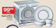 Cyprus Blue Eetstel-12Pcs