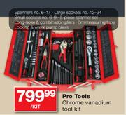 Pro Tools Chrome Vanadium Tool Kit