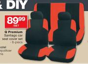 Q Premium 6-Piece Santiago Car Seat Cover Set