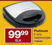 Platinum 2-Sny Toebroodjie Maker