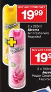 Airoma Air Fresheners Assorted-2 x 225ml