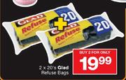 Glad Refuse Bags-2 x 20's