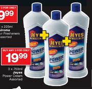 Jeyes Power Cream Assorted-3 x750ml