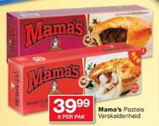 Mama's Pasteie Verskeidenheid-6's Per Pack