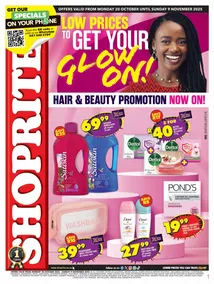 Shoprite Gauteng, Mpumalanga, North West & Limpopo : Hair And Beauty (20 October - 09 November 2025)