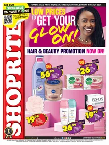 Shoprite Gauteng, Mpumalanga, North West & Limpopo : Low Prices To Get Your Glow On (24 February - 09 March 2025)