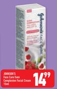 Johnson’s Face Cream Even Complexion Facial Cream-15ml