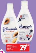 Johnson’s Vita-Rich Body Lotion-400ml Each