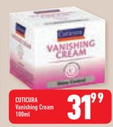 Cuticura Vanishing Cream-100ml