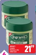 Ingram's Camphor Petroleum Jelly-250ml Each