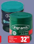 Ingram's Camphor Cream-500ml Each