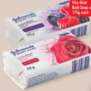 Johnson’s Vita-Rich Bath Soap-175g Each