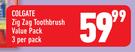 Colgate Zig Zag Toothbrush-3 Per Pack
