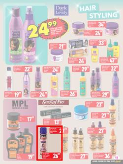 Shoprite Gauteng, Mpumalanga, Limpopo & North West : Hair And Beauty Promotion (29 Oct - 18 Nov 2018), page 11