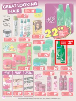 Shoprite Gauteng, Mpumalanga, Limpopo & North West : Hair And Beauty Promotion (29 Oct - 18 Nov 2018), page 12