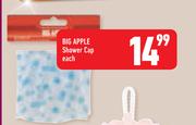 Essential Big Apple Shower Cap-Each