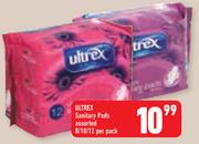 Ultra Sanitary Pads 8/10/12-Per Pack