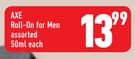 Axe Roll-On For Men-50ml Each