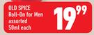 Old Spice Roll-On For Men-50ml Each