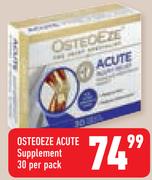Osteoeze Acute Supplement 30-Per Pack