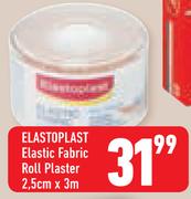 Elastoplast Elastic Fabric Roll Plaster (2.5cm x 3m)