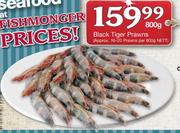 Black Tiger Prawns(Approx. 16-20 Prawns Per 800gm Nett)