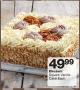 Ekuzeni Square Vanilla Cake-Each