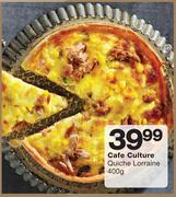 Cafe Culture Quiche Lorraine-400g