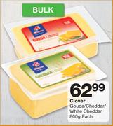 Clover Gouda/Cheddar/White Cheddar-800g Each