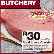 Steakhouse Classic Rump/Porterhouse Steak-Per 300g