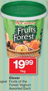 Clover Fruits Of The Forest Yoghurt Assorted-1Kg Each
