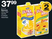 Danone Ultra Mel Vanilla Custard Assorted-2x1Ltr